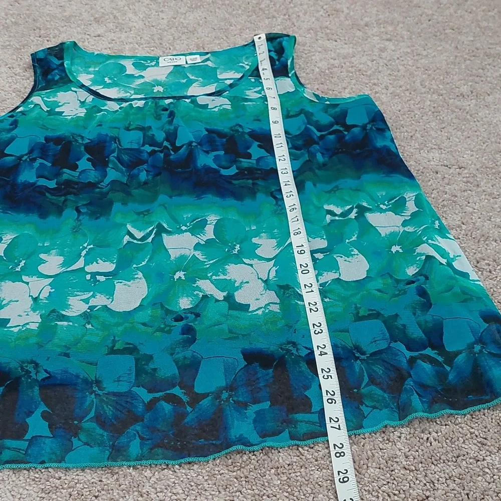 CATO pullover sleeveless blouse NWOT